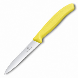 Нож кухонный овощной Victorinox 6.7736.L8, 100 мм,  желтый