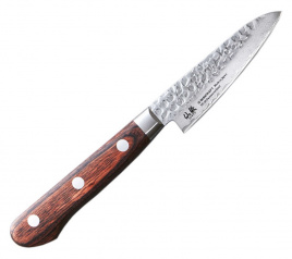 Нож кухонный овощной Suncraft Senzo Universal FT-06/E, 90 мм,  палисандр