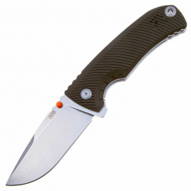 Нож складной SOG Tellus FLK Olive Drab 14-06-01-43, 93 мм, зеленый