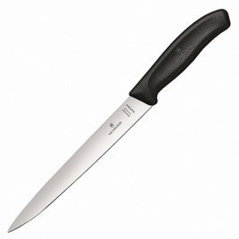 Нож кухонный филейный Victorinox 6.8713.20B, 200 мм,  черный
