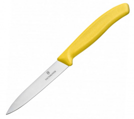 Нож кухонный овощной Victorinox 6.7706.L118, 100 мм,  желтый