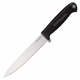 Нож кухонный микропила Cold Steel 59KSUZ Steak Knife, 152 мм, черный