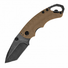 Нож складной Kershaw Shuffle II 8750TTANBW, 66 мм, коричневый