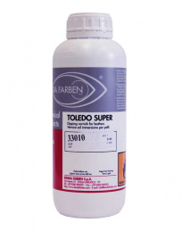 Краска для кожи TOLEDO SUPER 33009 красный, 100мл.