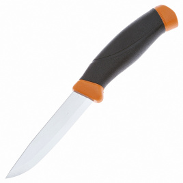 Нож разделочный Morakniv Companion Burnt Orange 14067, 100 мм, оранжевый