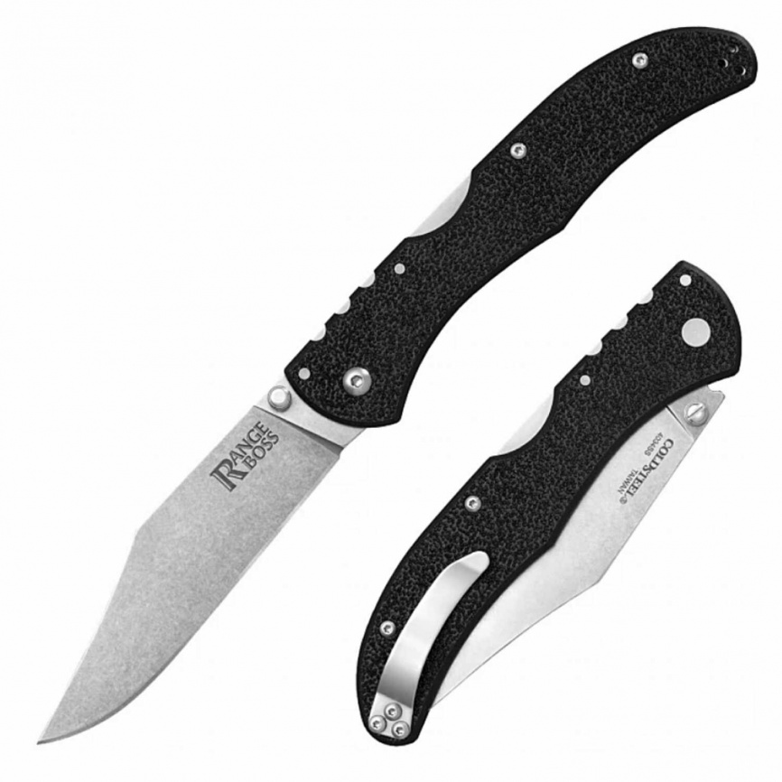 Нож складной Cold Steel Range Boss Black Handle 20KR5, 102 мм, черный фото 2