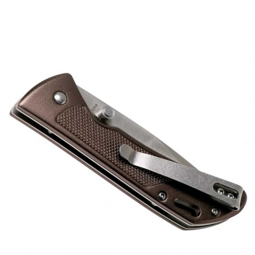 Нож складной Boker Advance 01RY303, 85 мм, коричневый фото 6