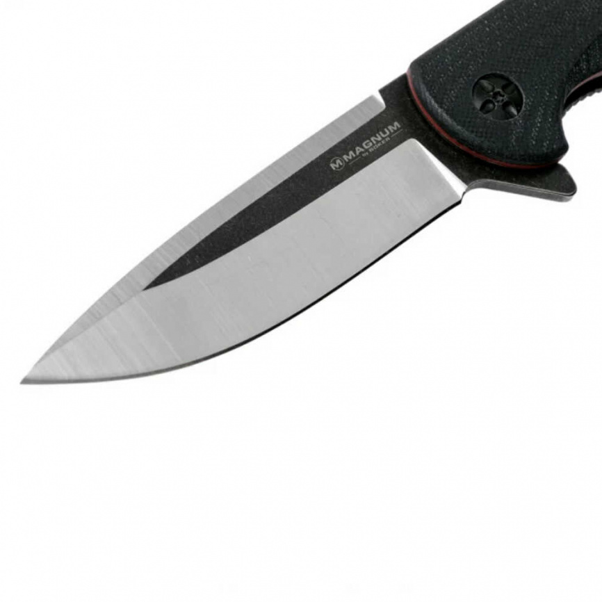Нож складной Boker Mobius 01MB726, 95 мм,  чёрный фото 4