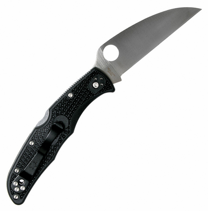 Нож складной Spyderco Endura Wharncliffe 10FPWCBK, 96 мм, черный фото 3