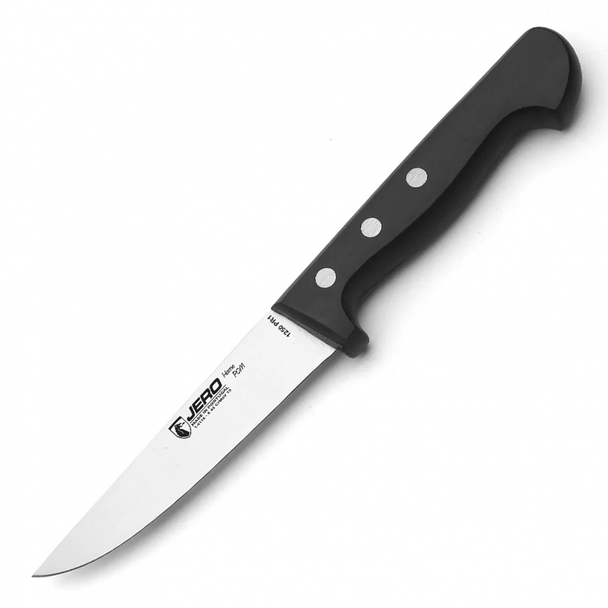 Нож кухонный универсальный JERO Professional 1250PR, 130 мм, черный фото 1