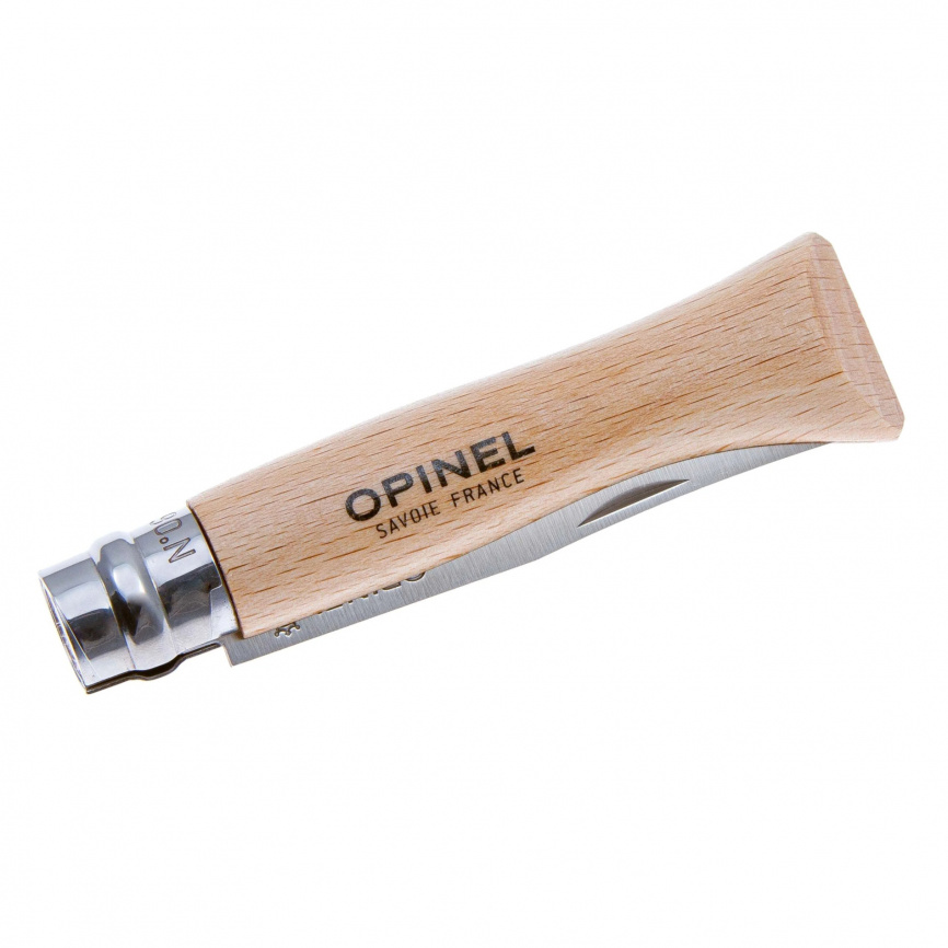 Нож складной Opinel 6 Traditional Inox 123060, 70 мм, бук фото 3