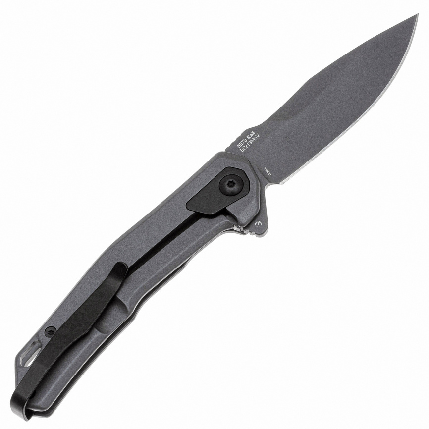 Нож складной Kershaw Helitack 5570, 83 мм, серый фото 2