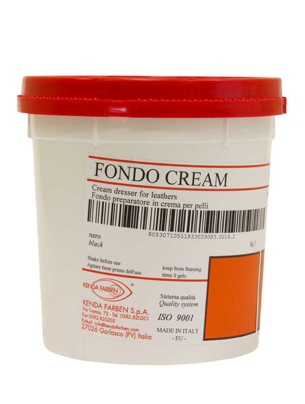 Средство отделочное для кожи FONDO CREAM 32983, 100 гр, черный фото 1