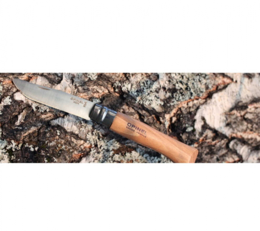 Нож складной Opinel 9 Tradition Inox 001254, 90 мм, бук фото 7