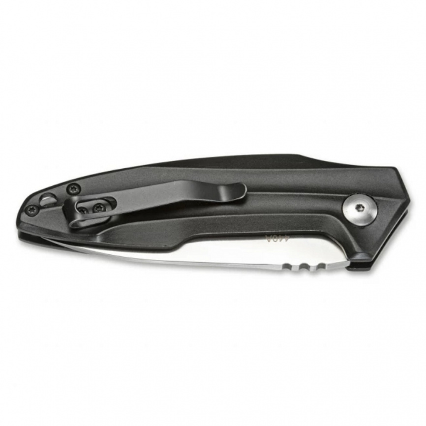Нож складной Boker Final Flick out Black 01SC062, 80 мм, алюминий фото 2