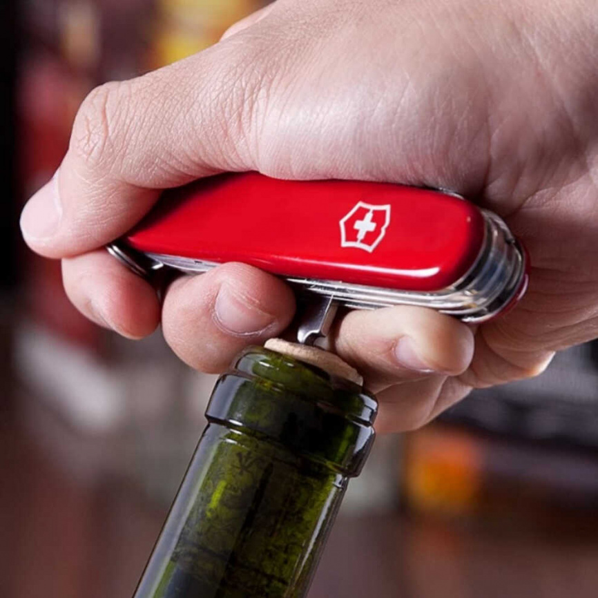 Нож складной Victorinox Trailmaster 0.8463, 90 мм, красный фото 3