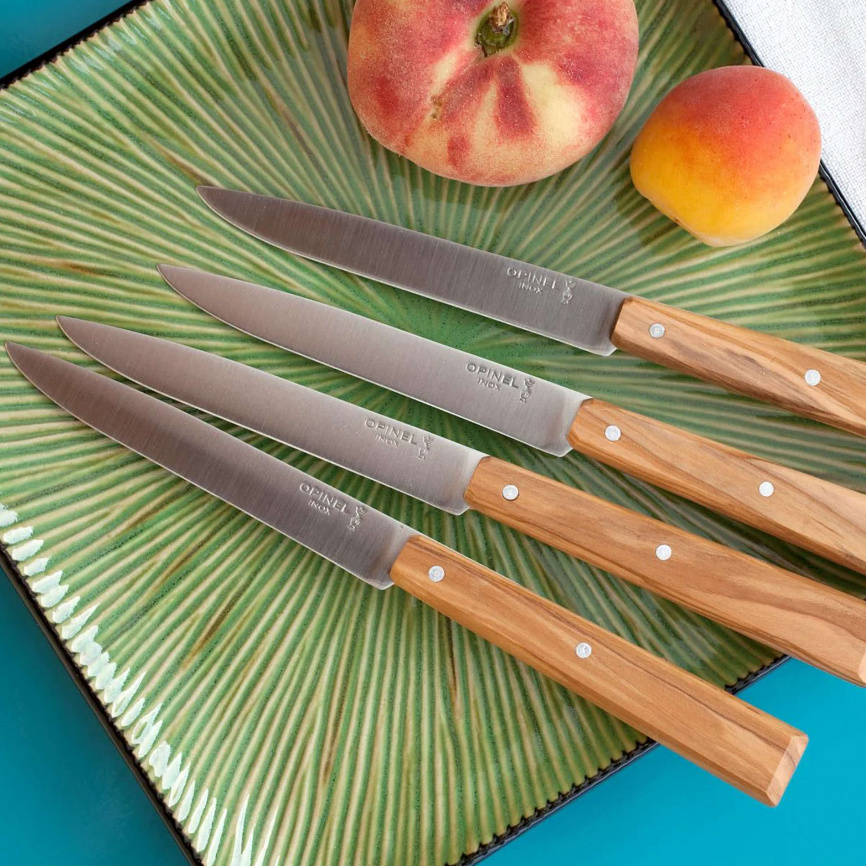 Нож кухонный универсальный Opinel 125 Tradition Inox 001592, 110 мм, граб фото 2
