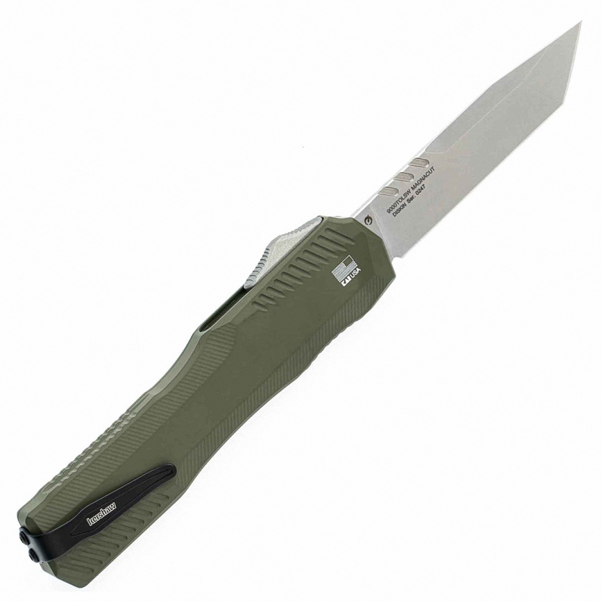 Нож складной Kershaw 9000TOLSW, 84 мм, зеленый фото 2