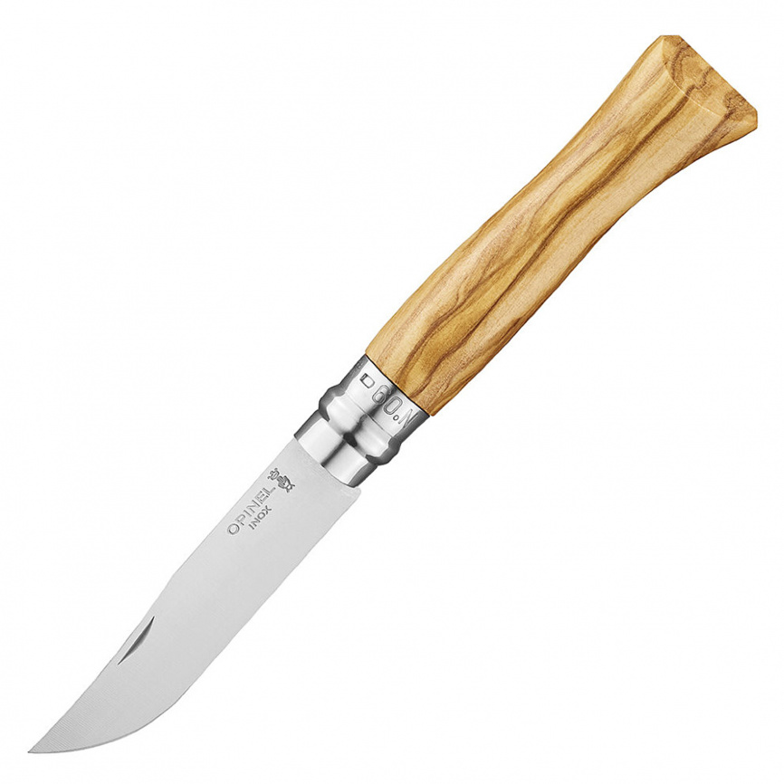 Нож складной Opinel 9 Tradition Inox 002426, 90 мм, олива фото 1