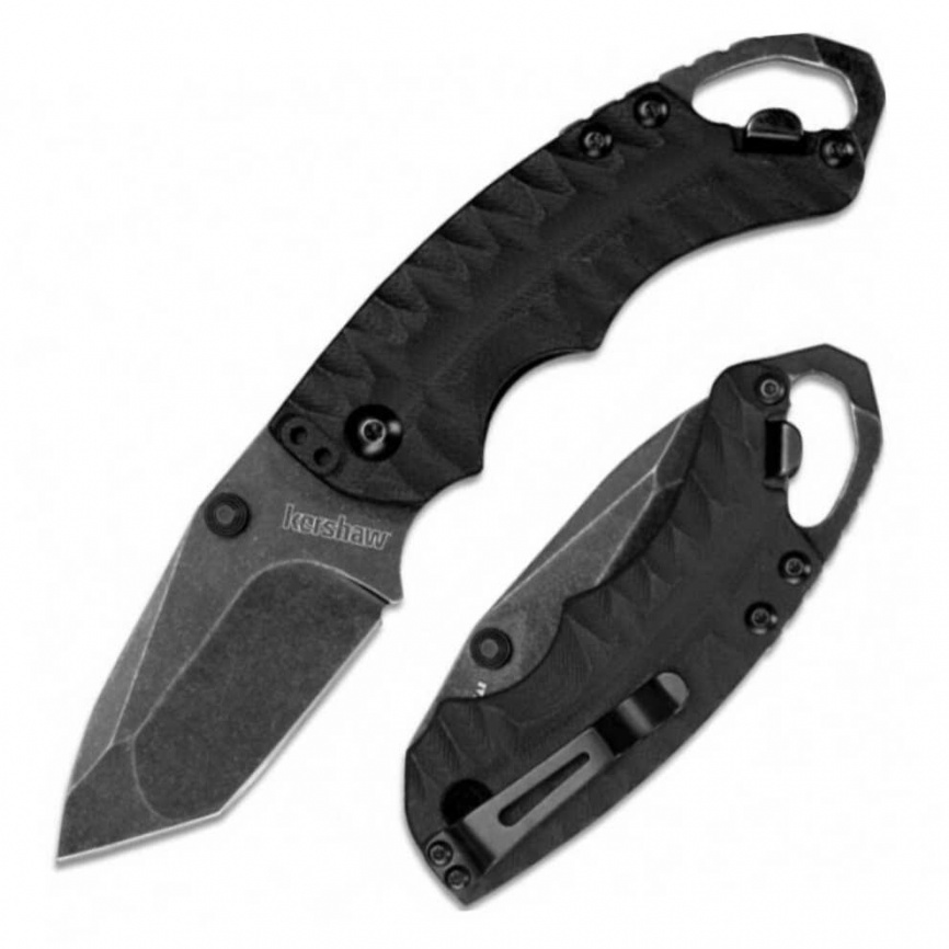 Нож складной Kershaw Shuffle II 8750TBLKBW, 66 мм, чёрный фото 7