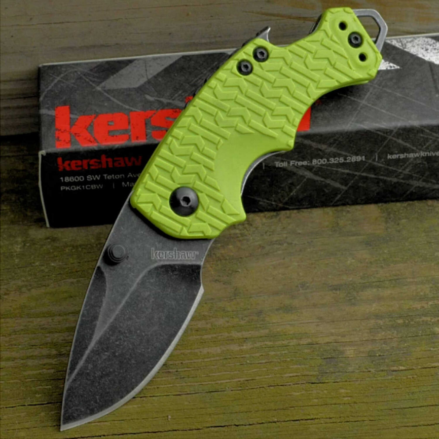Нож складной Kershaw Shuffle 8700LIMEBW, 60 мм, зелёный фото 4