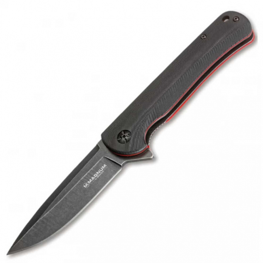 Нож складной Boker Mobius 01MB726, 95 мм,  чёрный фото 1