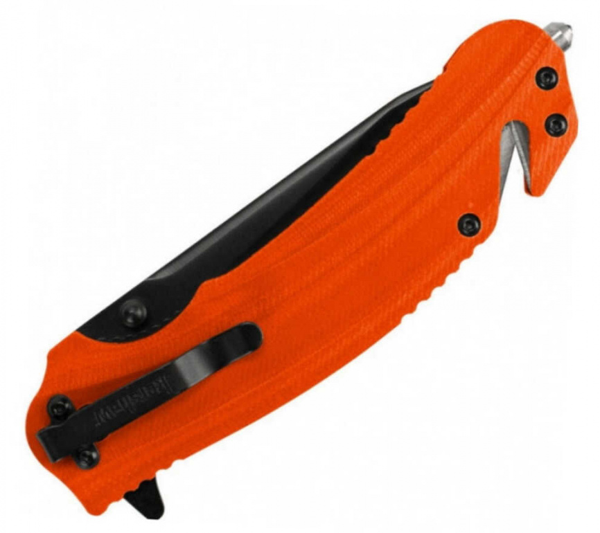 Нож складной Kershaw Barricade 8650, 89 мм, оранжевый фото 7